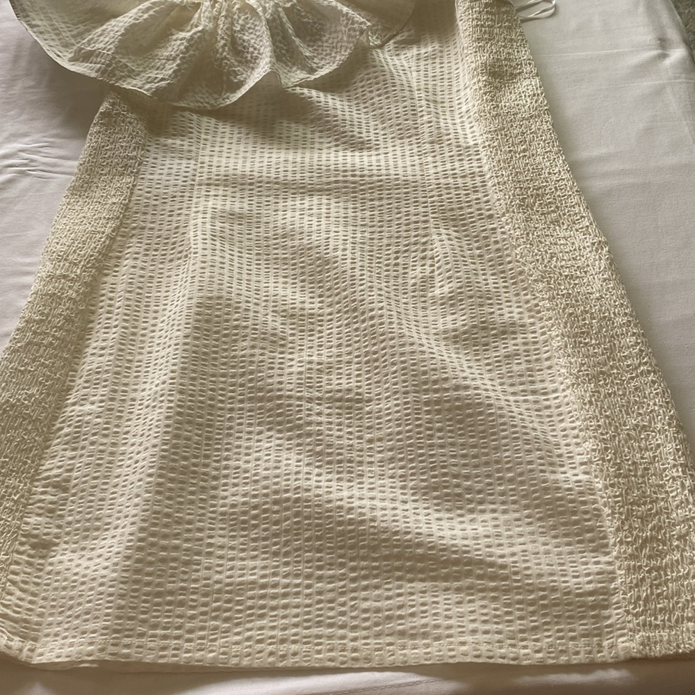 Vero Moda Ivory Ruffled A-line Sundress - Picture 4 of 11